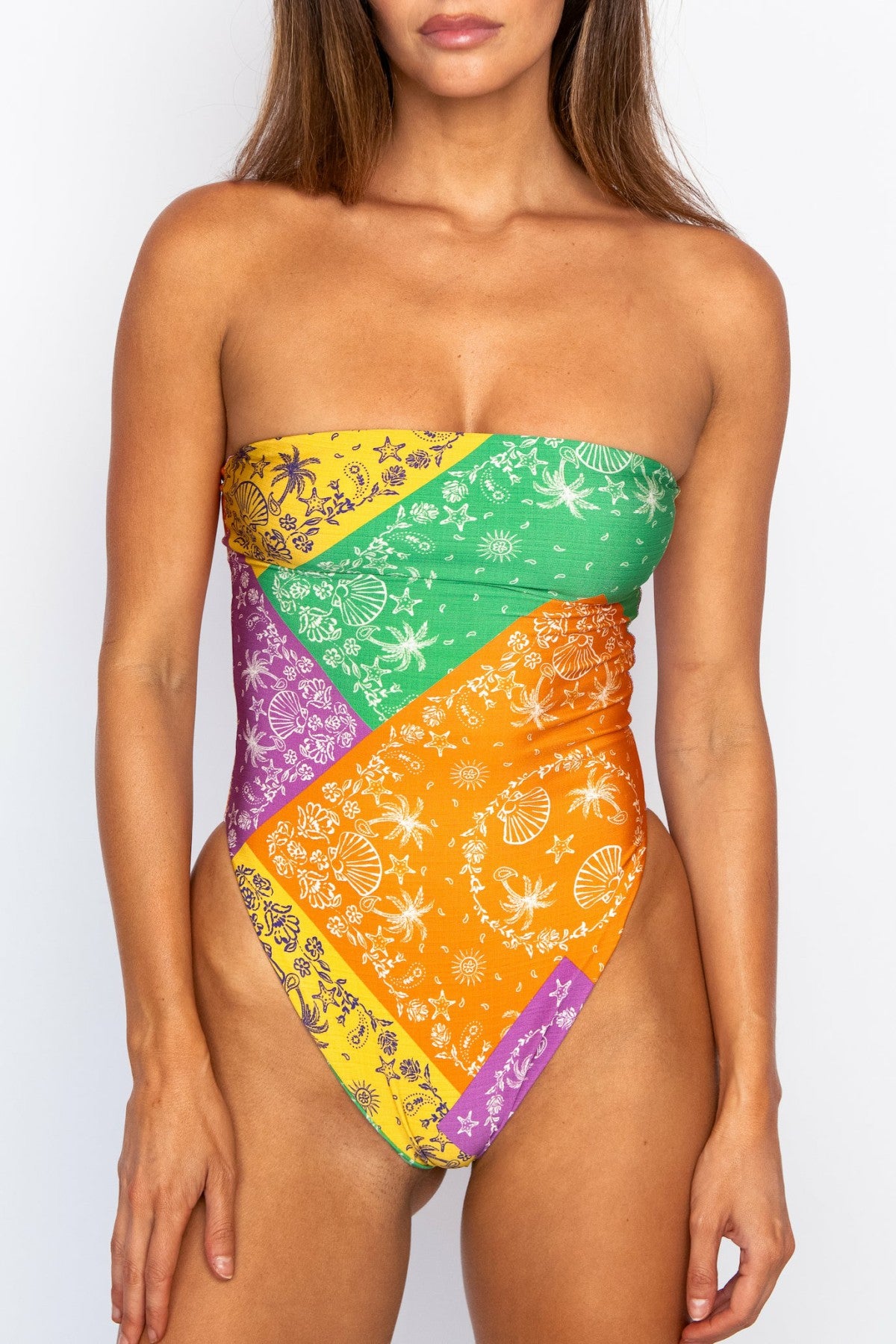 Amy One Piece in Antibes Glossy | Skatie
