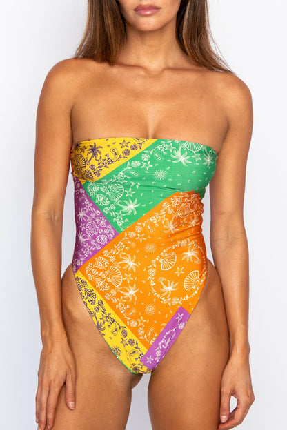 Amy One Piece in Antibes Glossy | Skatie