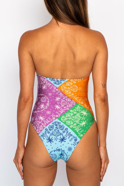 Amy One Piece in Antibes Glossy | Skatie