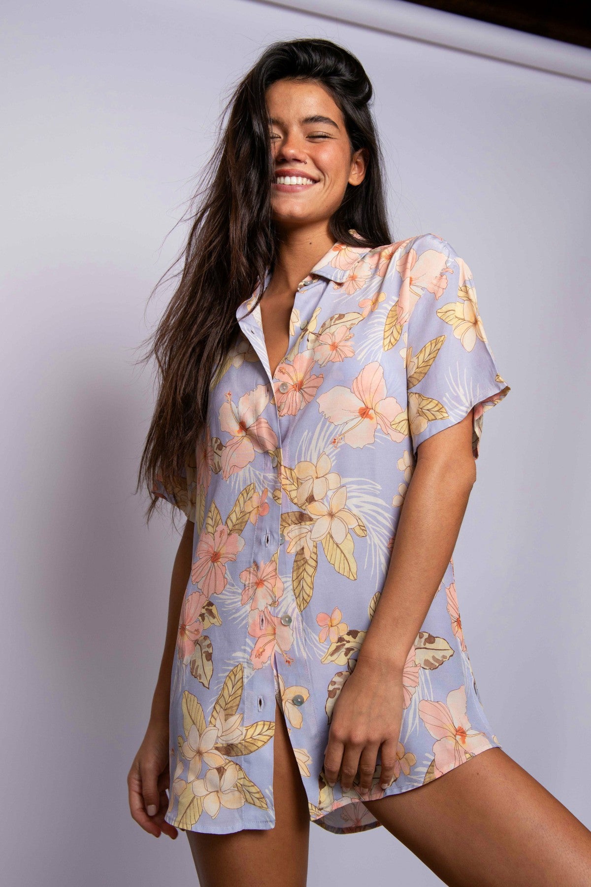 Tommy Button Down in Hula | Skatie
