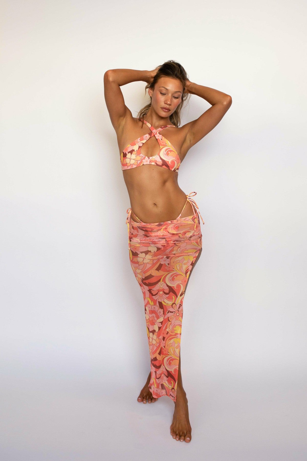 Bonnie Skirt Mesh in Lanikai | Skatie