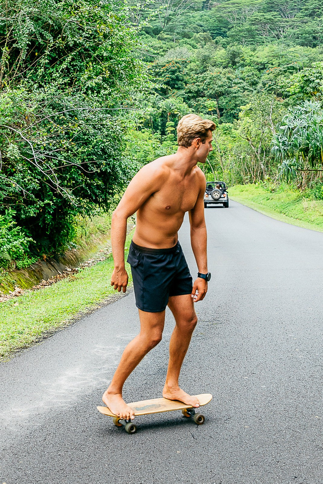 Nick Swim Trunk in Black | Skatie