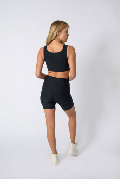 Carter Sports Bra in Black | Skatie