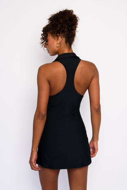 Coco Tennis Dress in Black | Skatie