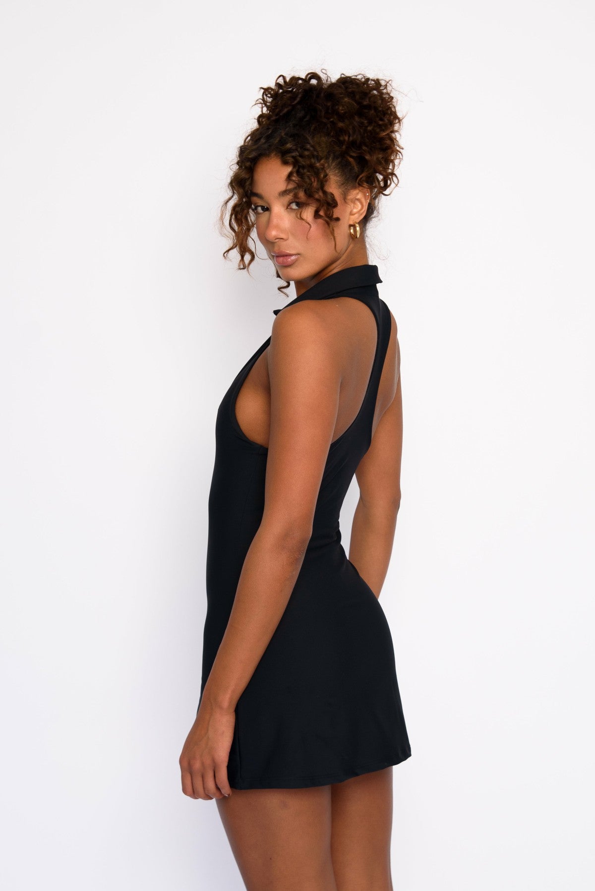 Coco Tennis Dress in Black | Skatie