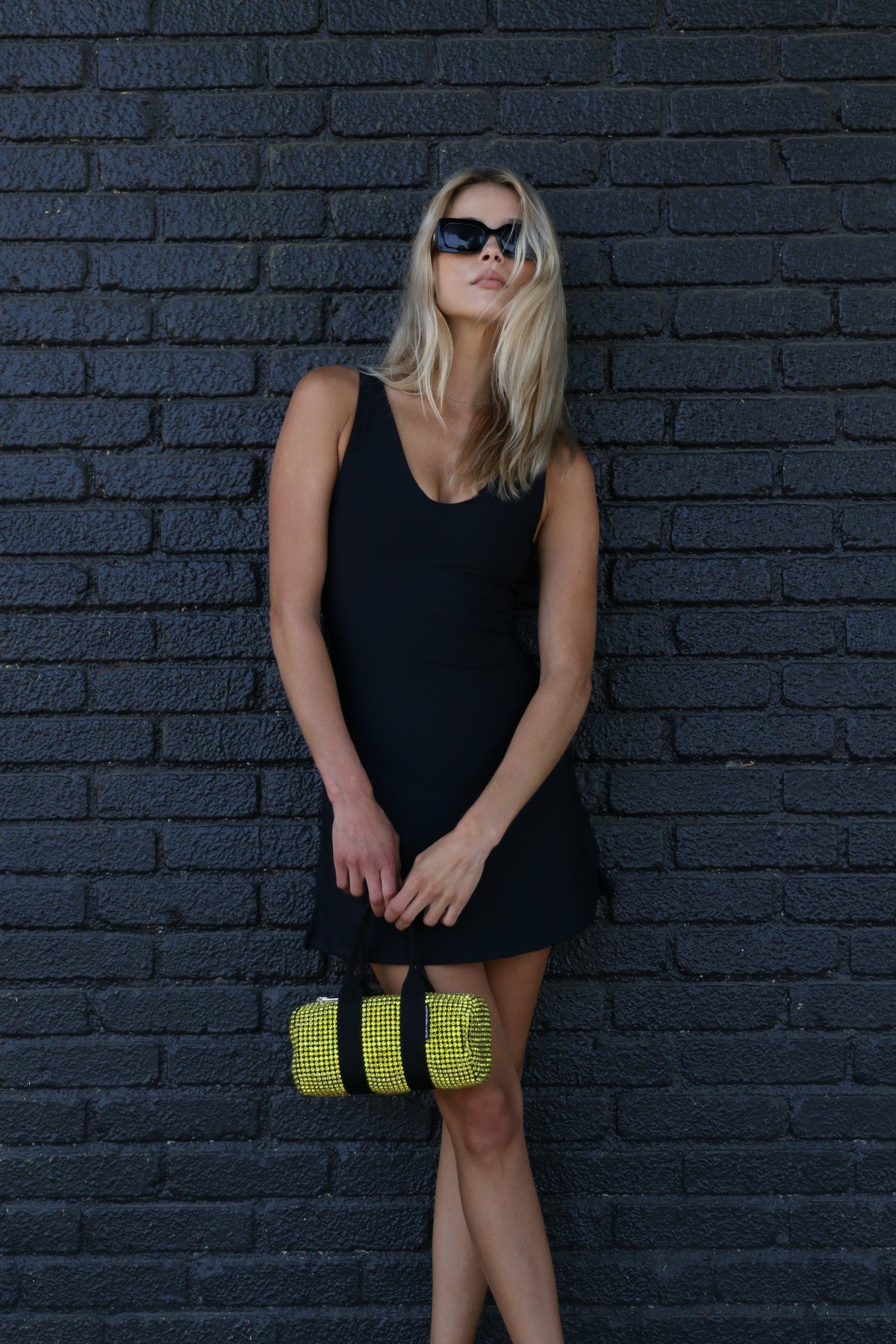 Jane Tennis Dress in Black | Skatie