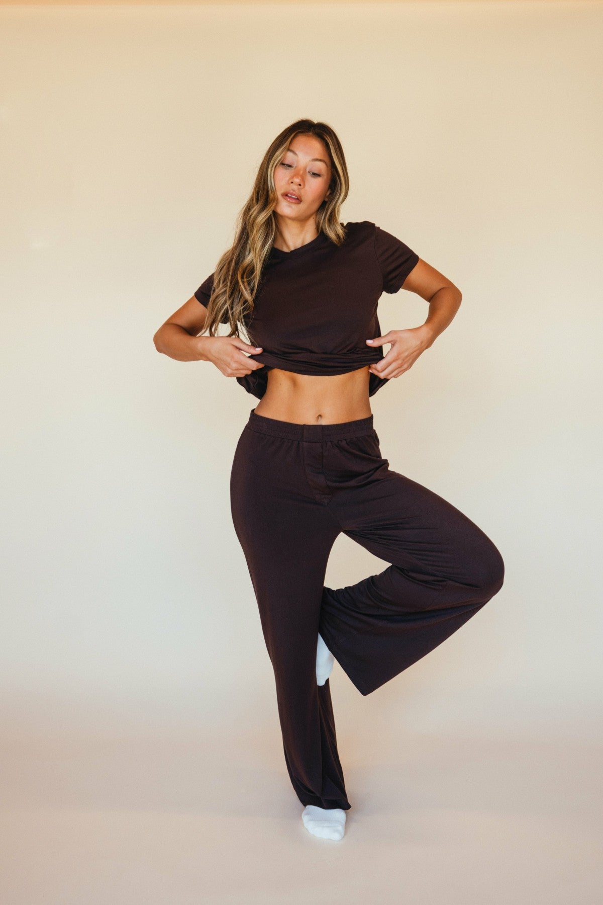 Bestie Tee Jersey in Toasted | Skatie