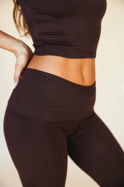 Britney Pants Baby Ribbed in Toasted | Skatie