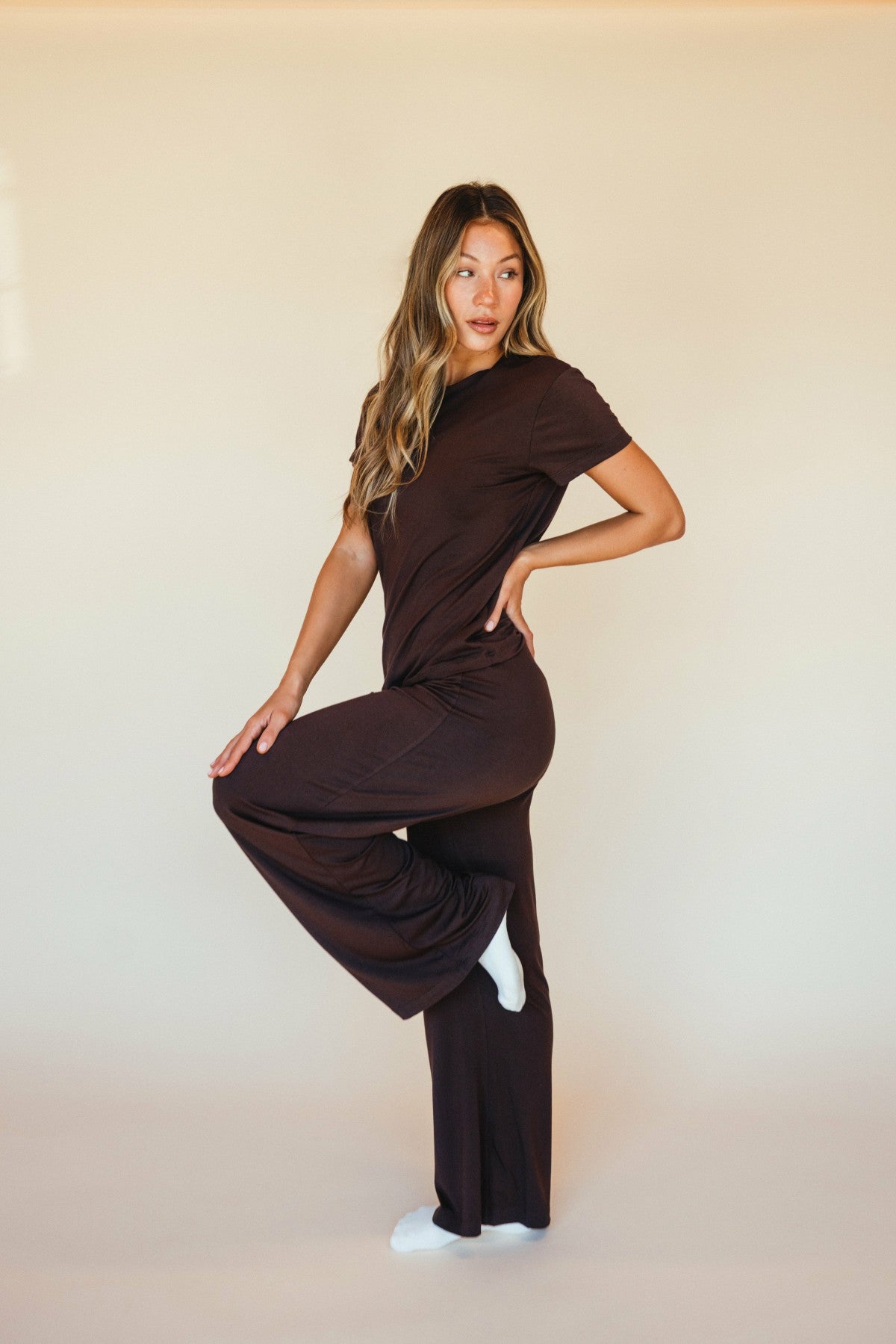 James Boxer Pants Jersey in Toasted | Skatie