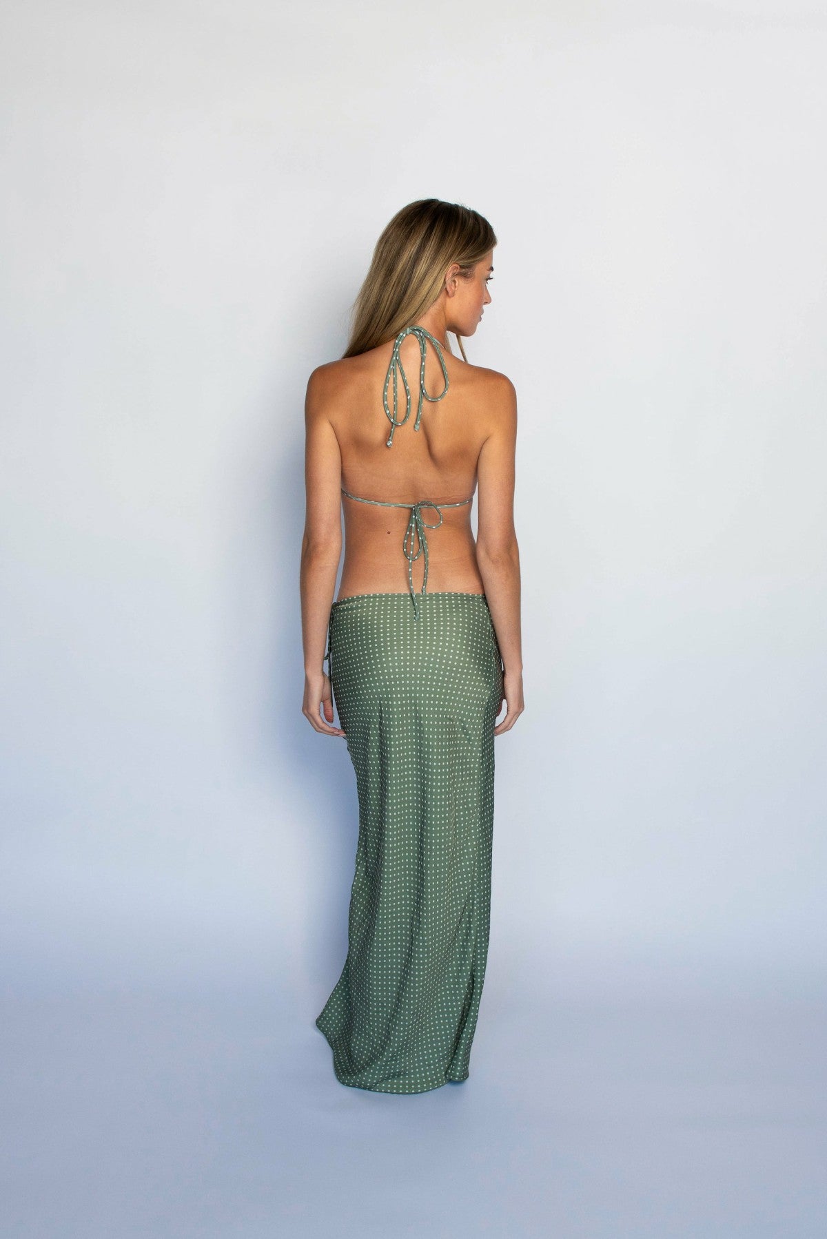 Juliette Skirt Satin in Meadow | Skatie
