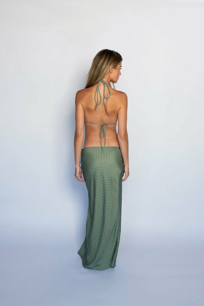 Juliette Skirt Satin in Meadow | Skatie