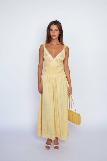 Perla Dress in Lemon | Skatie
