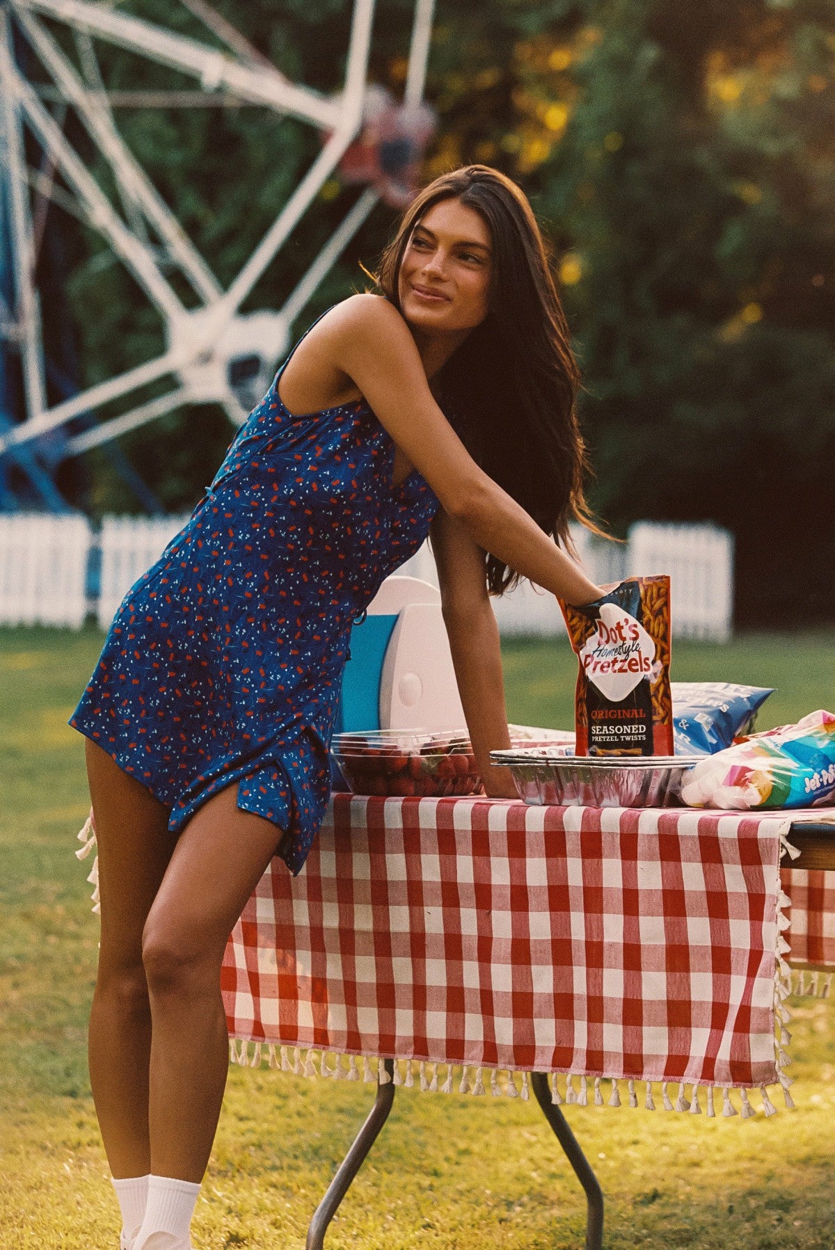 Riley Mini Dress in Bronco | Skatie
