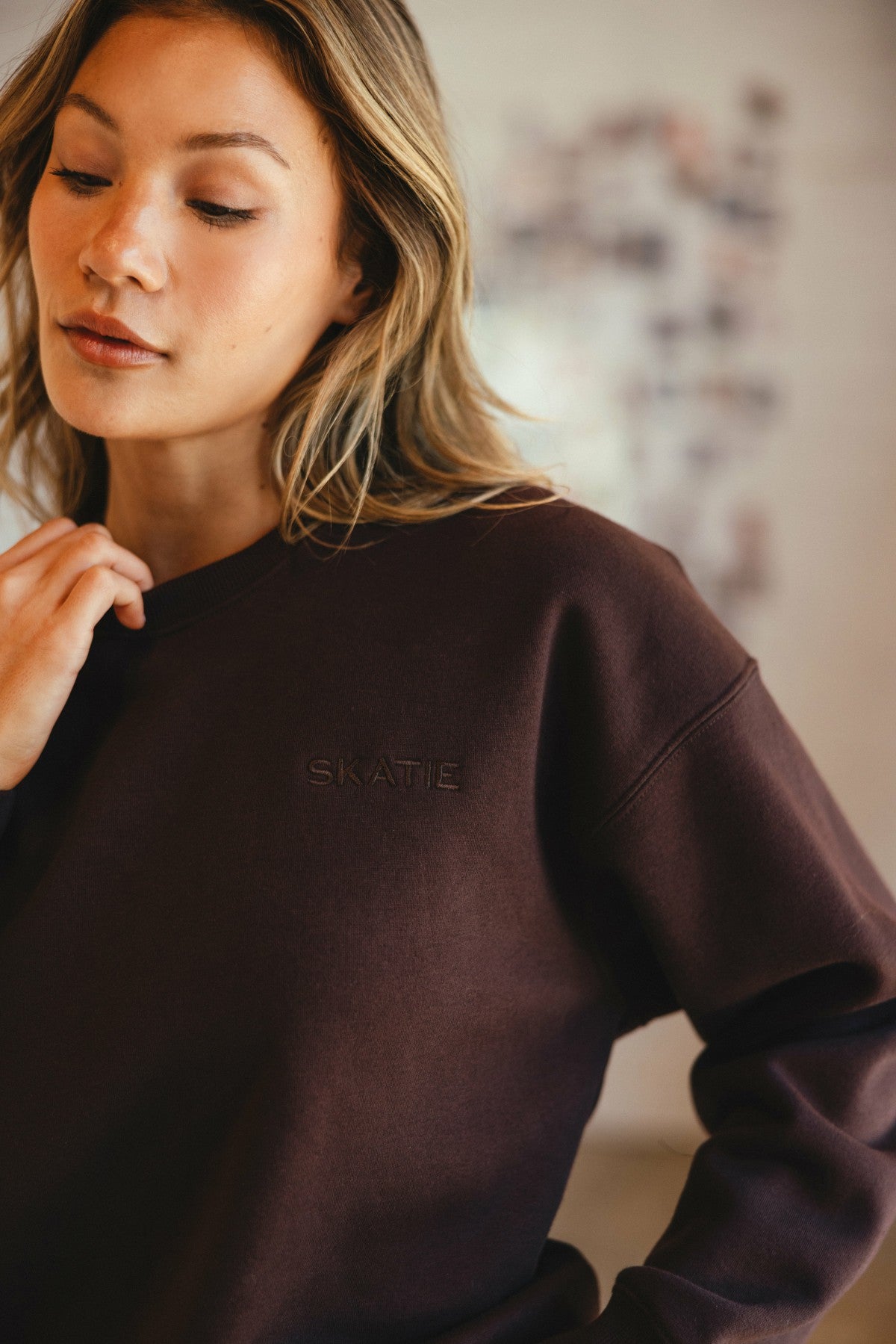Ultralux Chris Crewneck in Toasted | Skatie