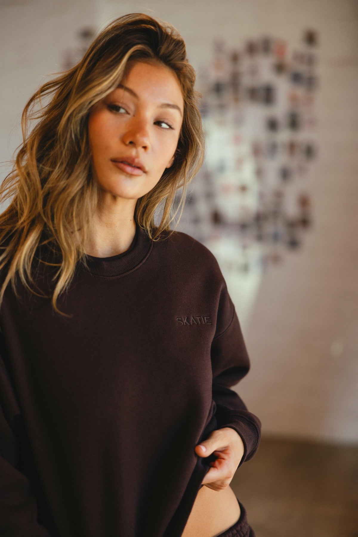 Ultralux Chris Crewneck in Toasted | Skatie