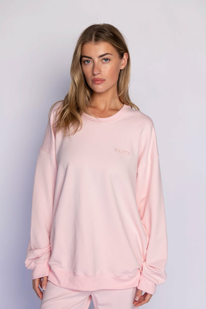 CLOUDLUX Chris Crewneck in Bubblegum | Skatie