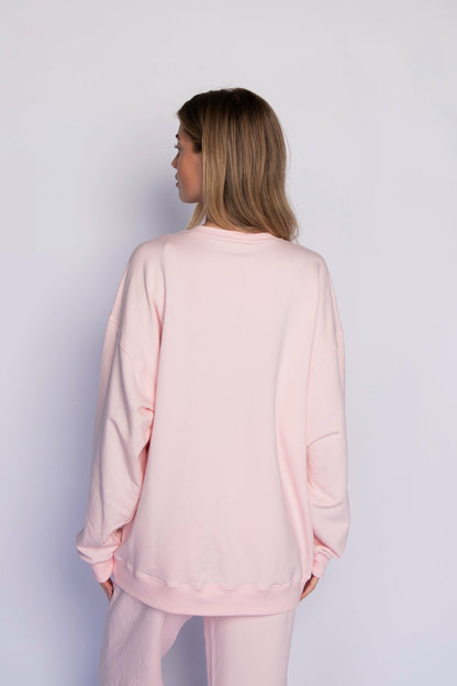 CLOUDLUX Chris Crewneck in Bubblegum | Skatie