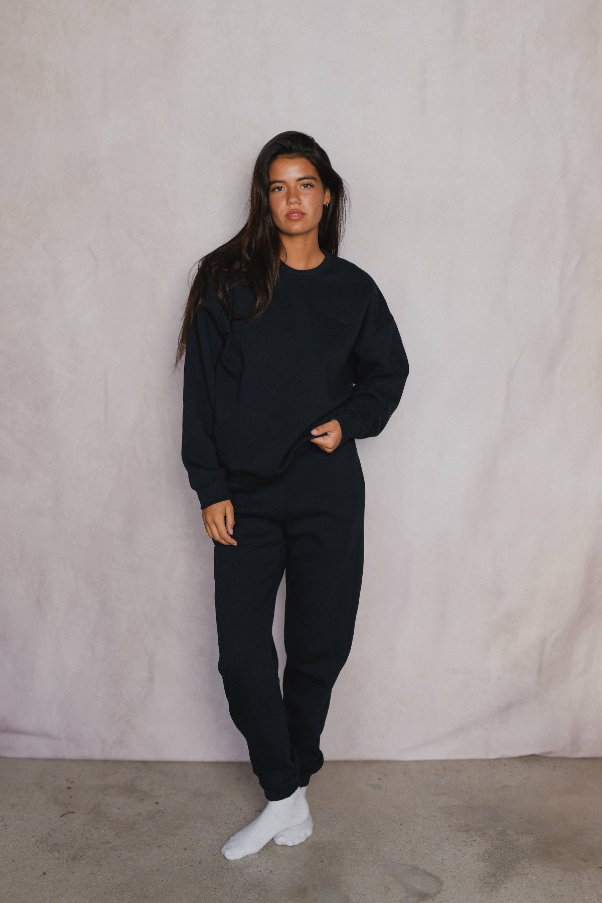 Ultralux Chris Crewneck in Black | Skatie
