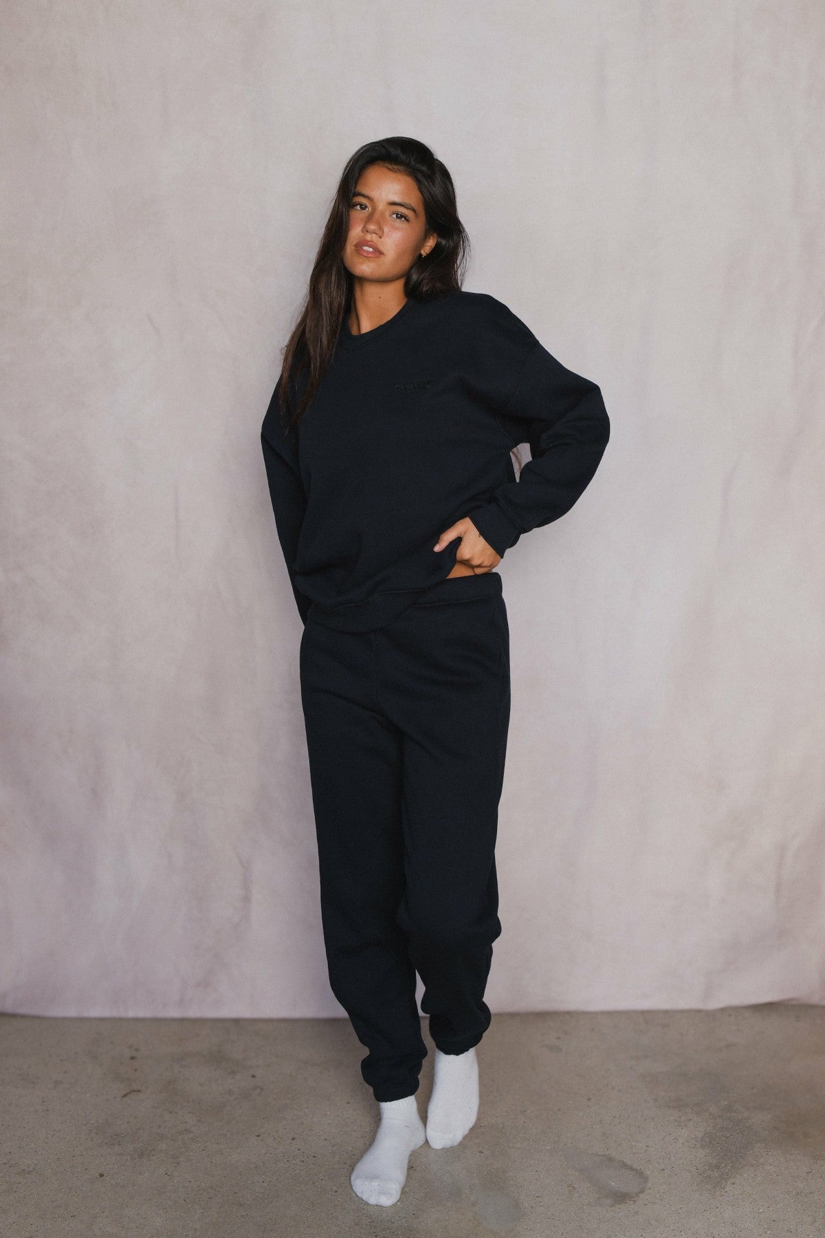 Ultralux Chris Crewneck in Black | Skatie