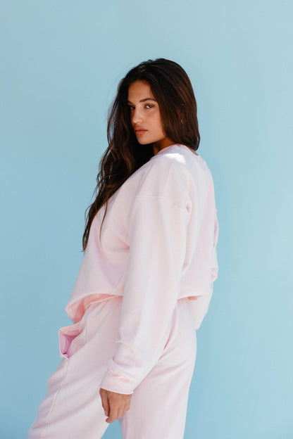 CLOUDLUX Chris Crewneck in Bubblegum | Skatie