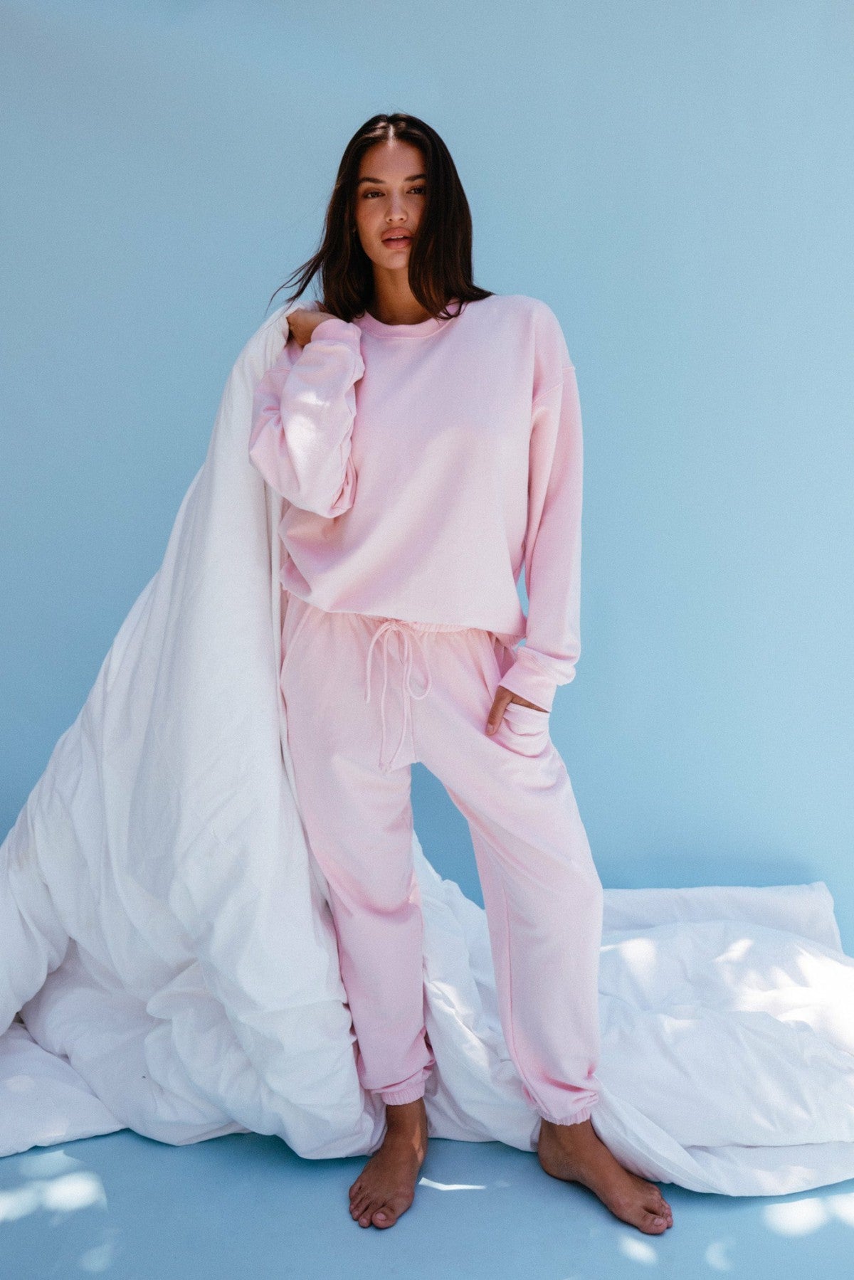 CLOUDLUX Chris Crewneck in Bubblegum | Skatie