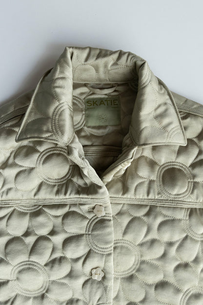 Quilted Bomber Jacket in Daisy | Skatie