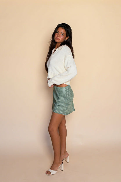 Preppy Sweater in Ivory | Skatie