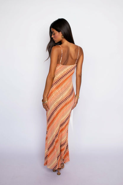 Samantha Maxi Dress Mesh in Puglia | Skatie