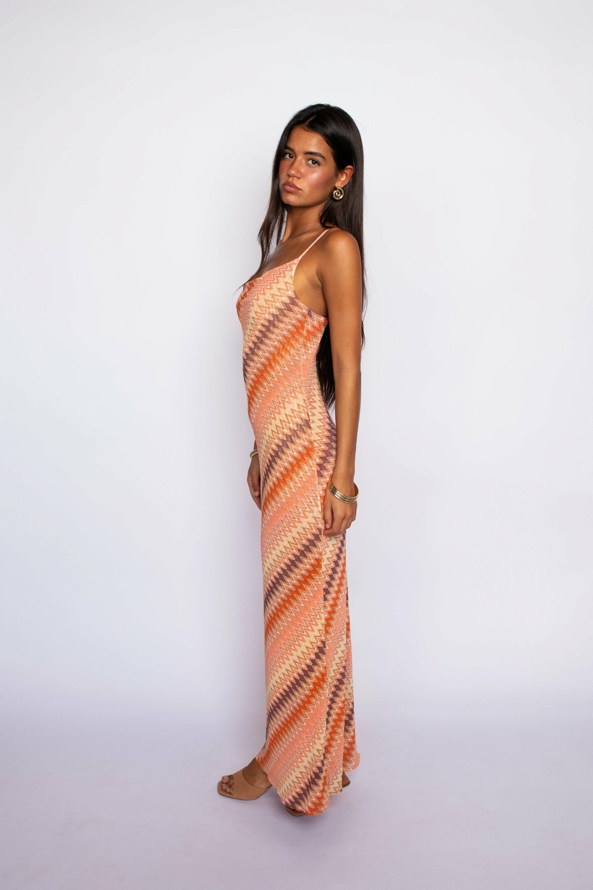 Samantha Maxi Dress Mesh in Puglia | Skatie