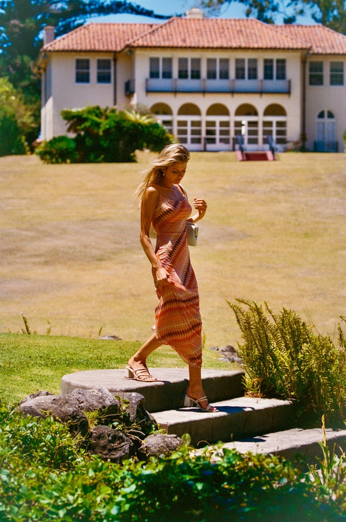 Samantha Maxi Dress Mesh in Puglia | Skatie
