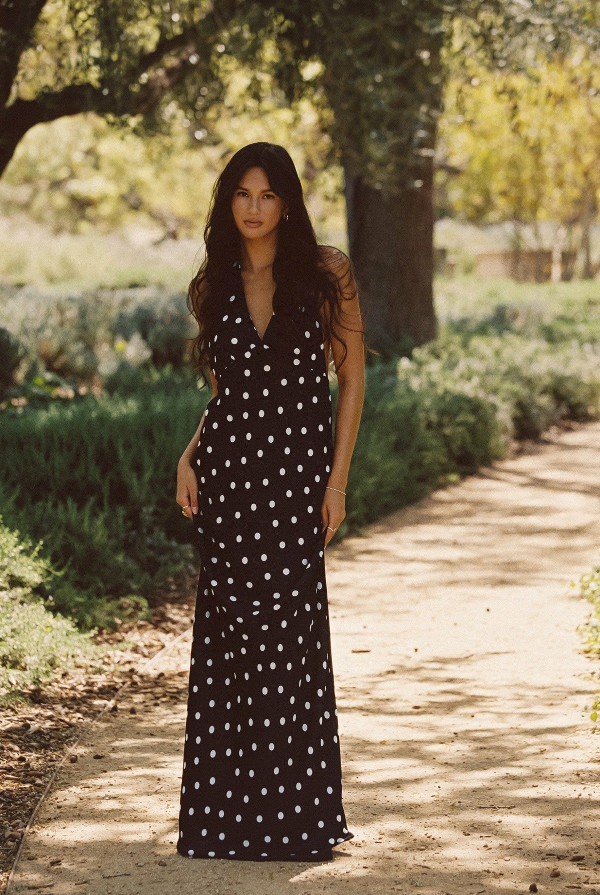 Goldie Maxi Dress Satin in Gidget | Skatie