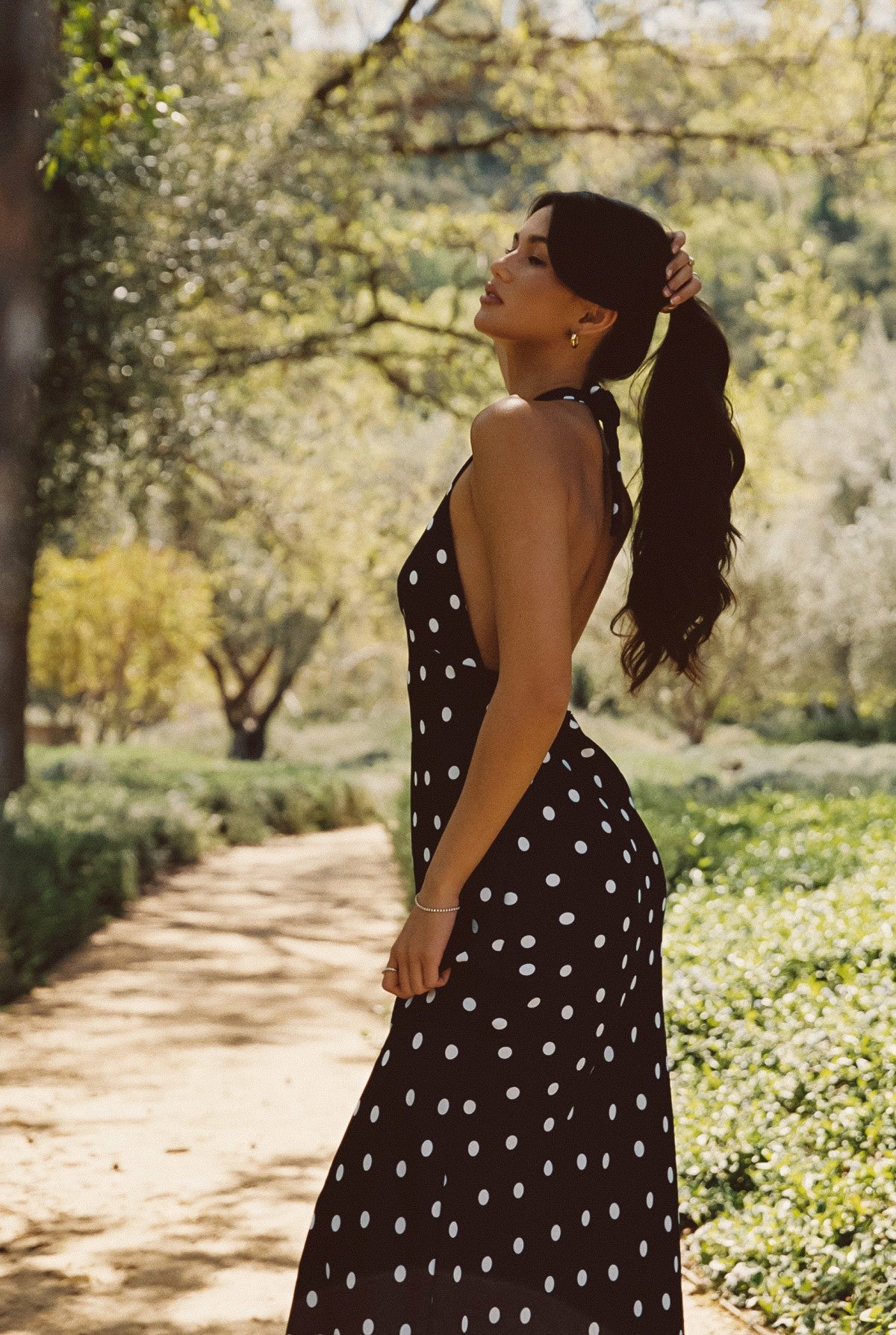 Goldie Maxi Dress Satin in Gidget | Skatie