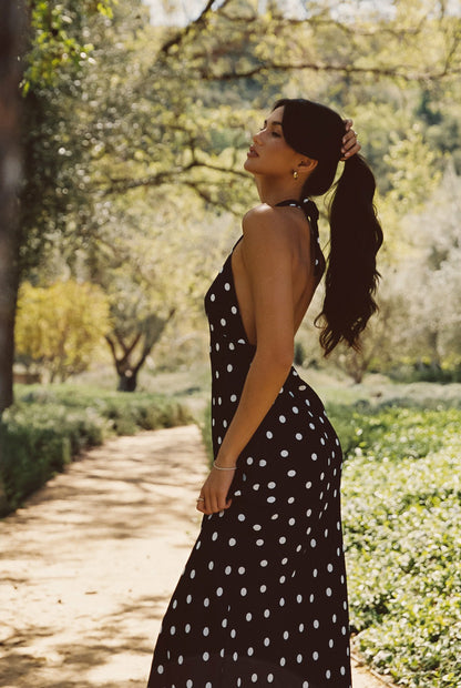 Goldie Maxi Dress Satin in Gidget | Skatie