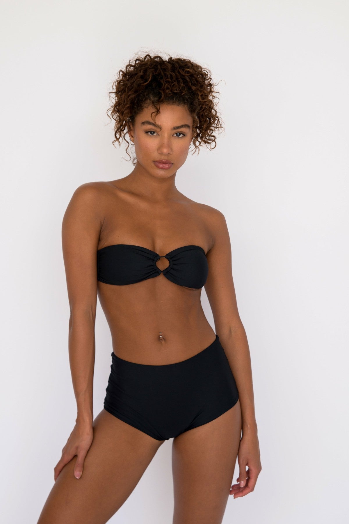 Jean Bikini Top in Black | Skatie