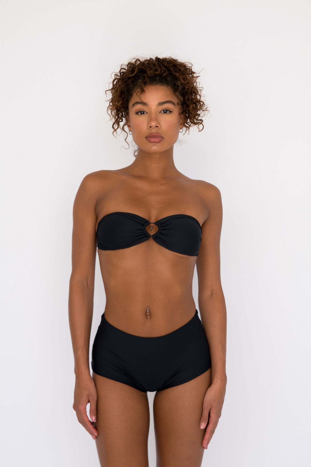 Jean Bikini Top in Black | Skatie