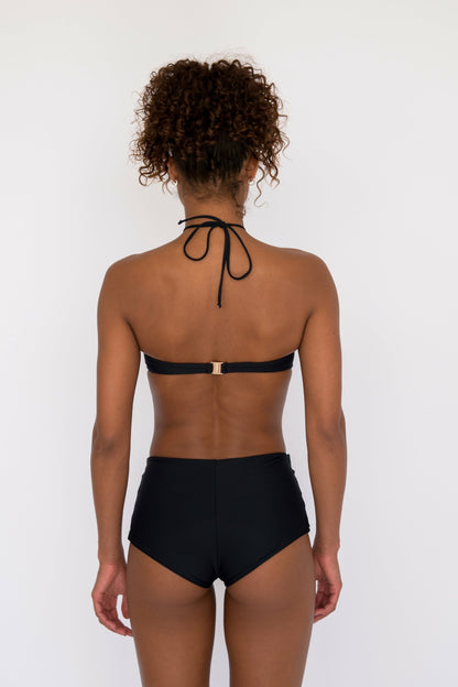 Jean Bikini Top in Black | Skatie