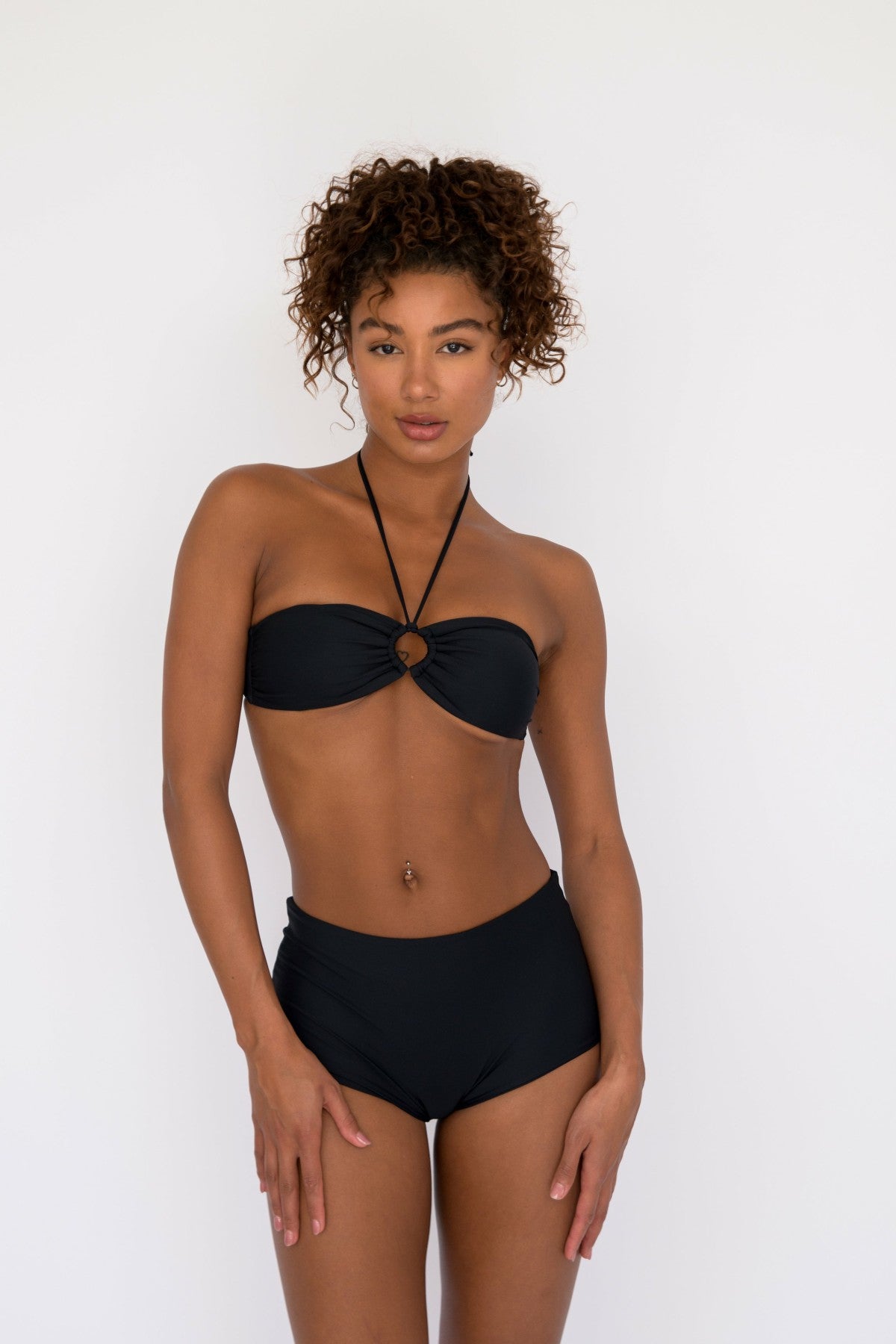 Jean Bikini Top in Black | Skatie
