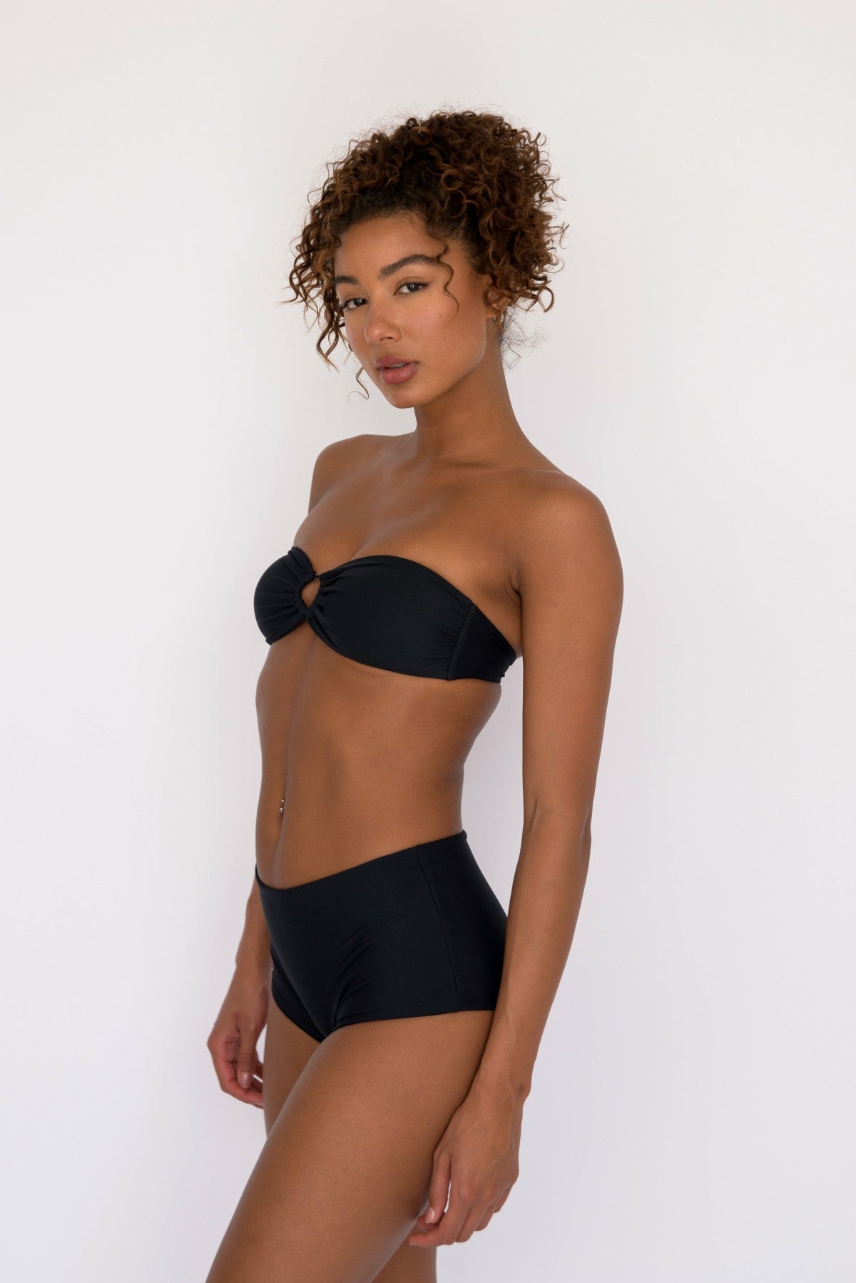 Jean Bikini Top in Black | Skatie