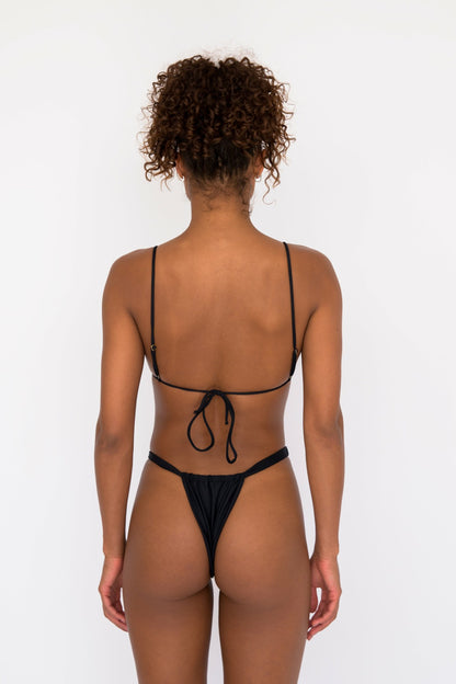 Kahea Bikini Top in Black | Skatie