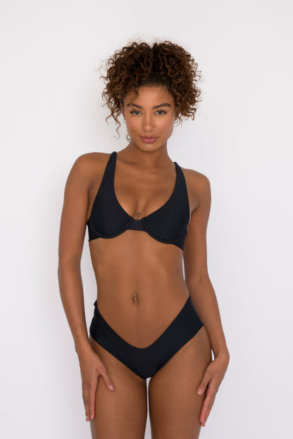 Shayla Bikini Bottom in Black | Skatie