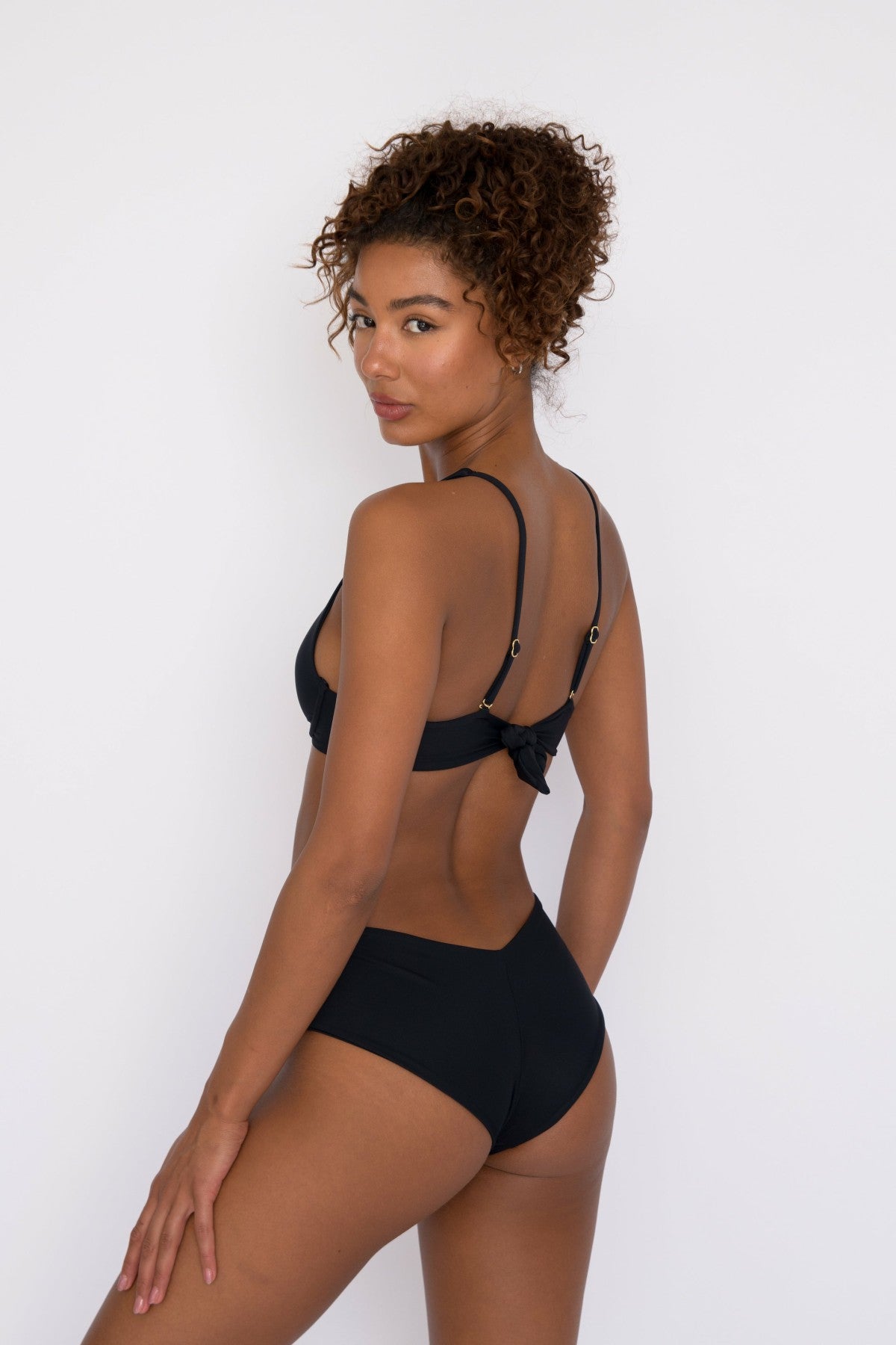 Shayla Bikini Bottom in Black | Skatie