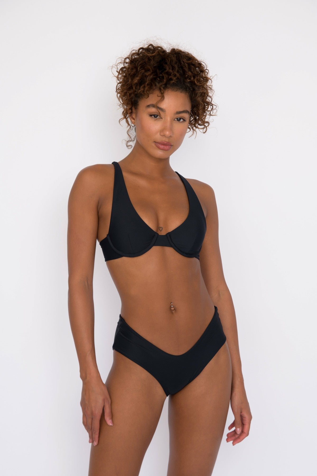 Shayla Bikini Bottom in Black | Skatie