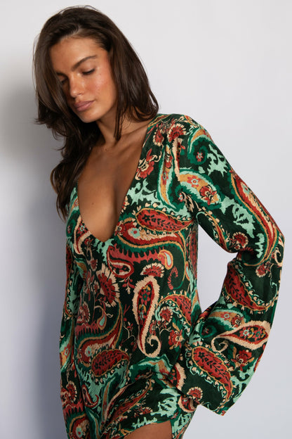Indie Dress Cupro Jacquard in Valencia | Skatie