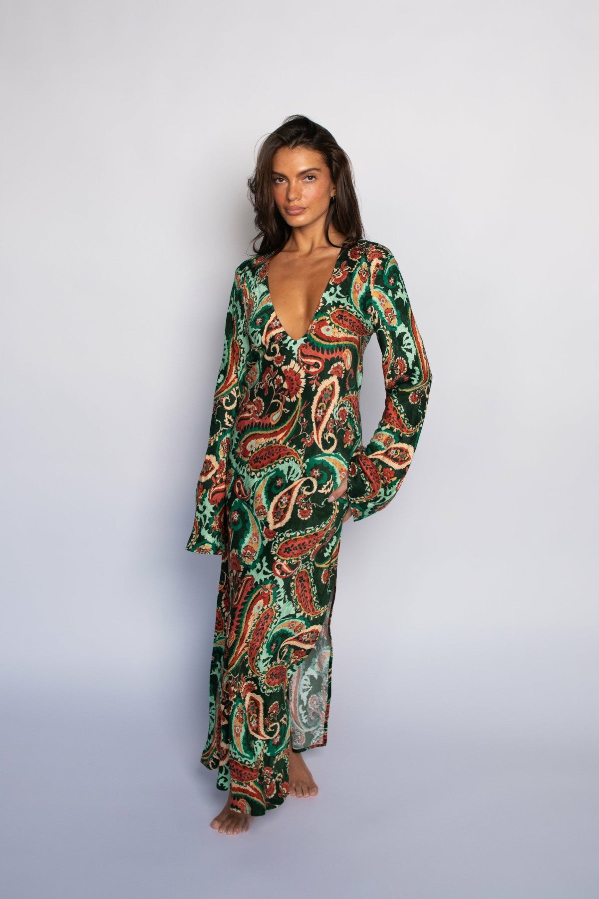 Indie Dress Cupro Jacquard in Valencia | Skatie