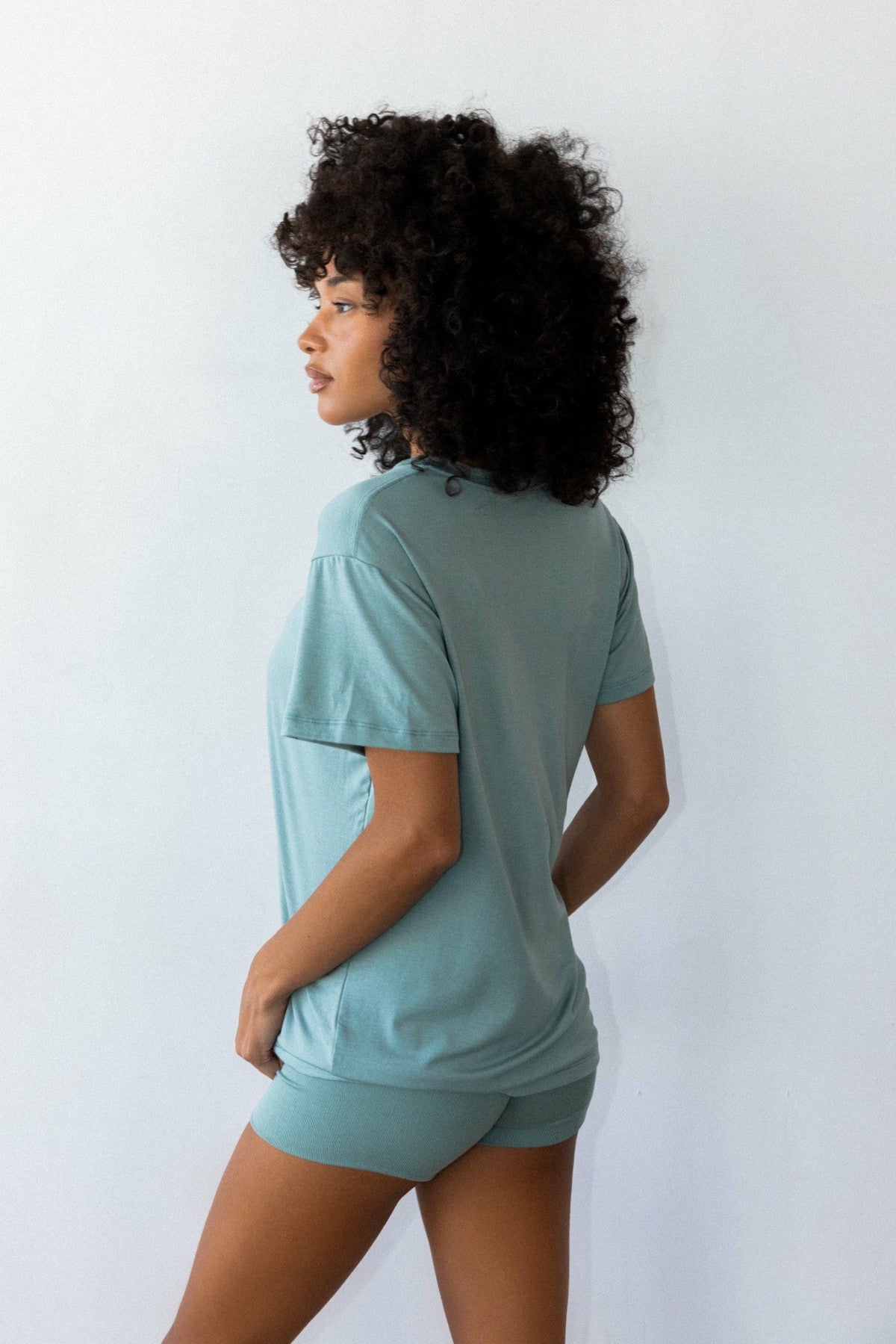 Hubby Tee Jersey in Sage | Skatie