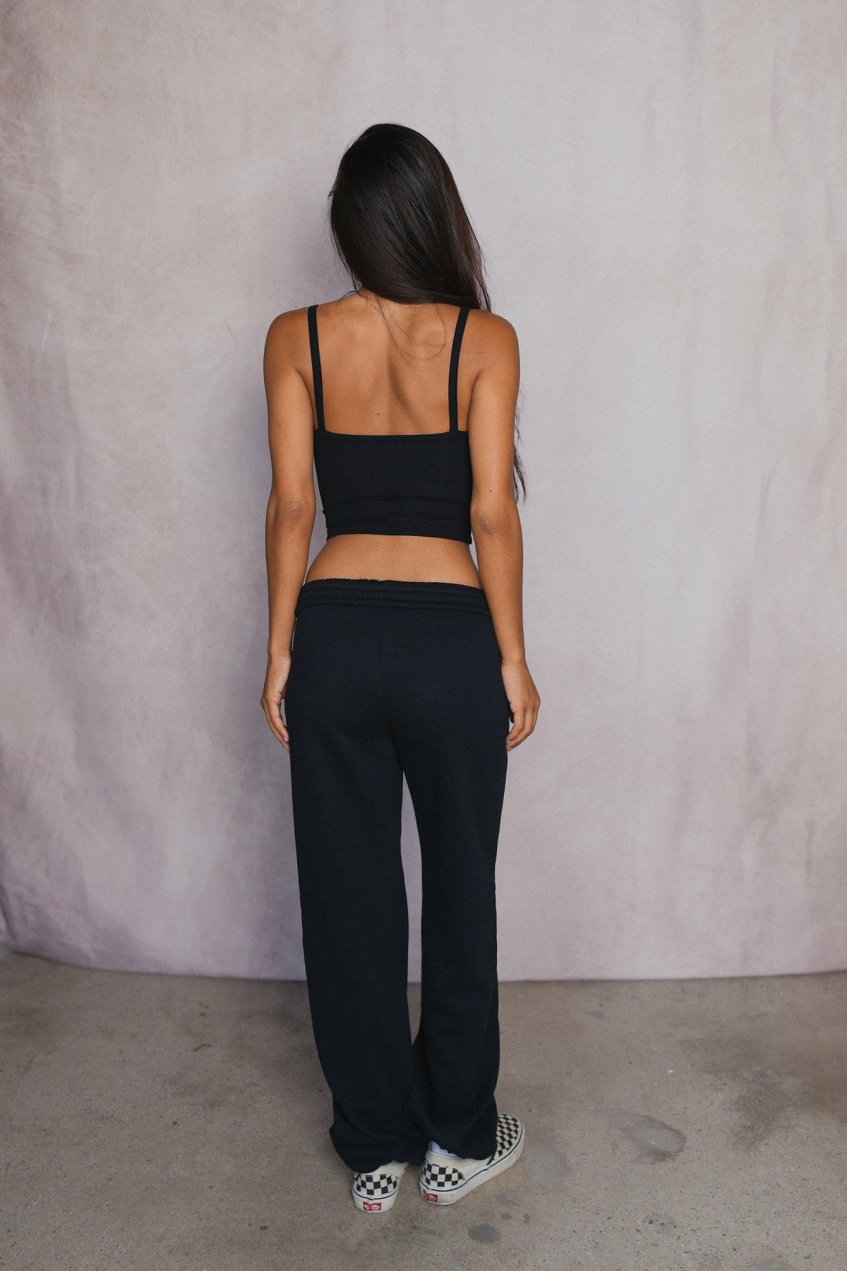 Perfect Tank Baby Ribbed in Black | Skatie