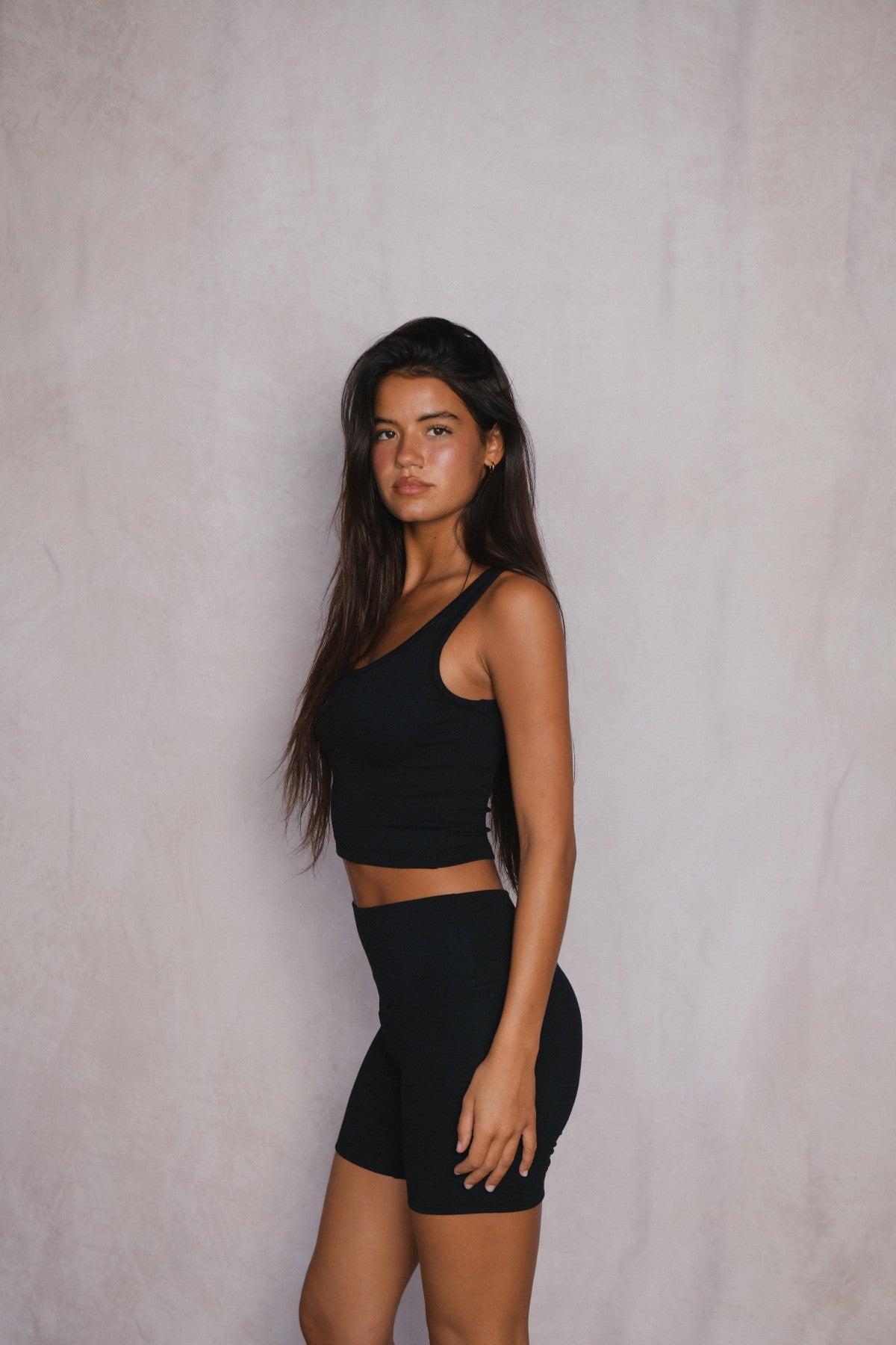 Stephanie Tank in Black | Skatie