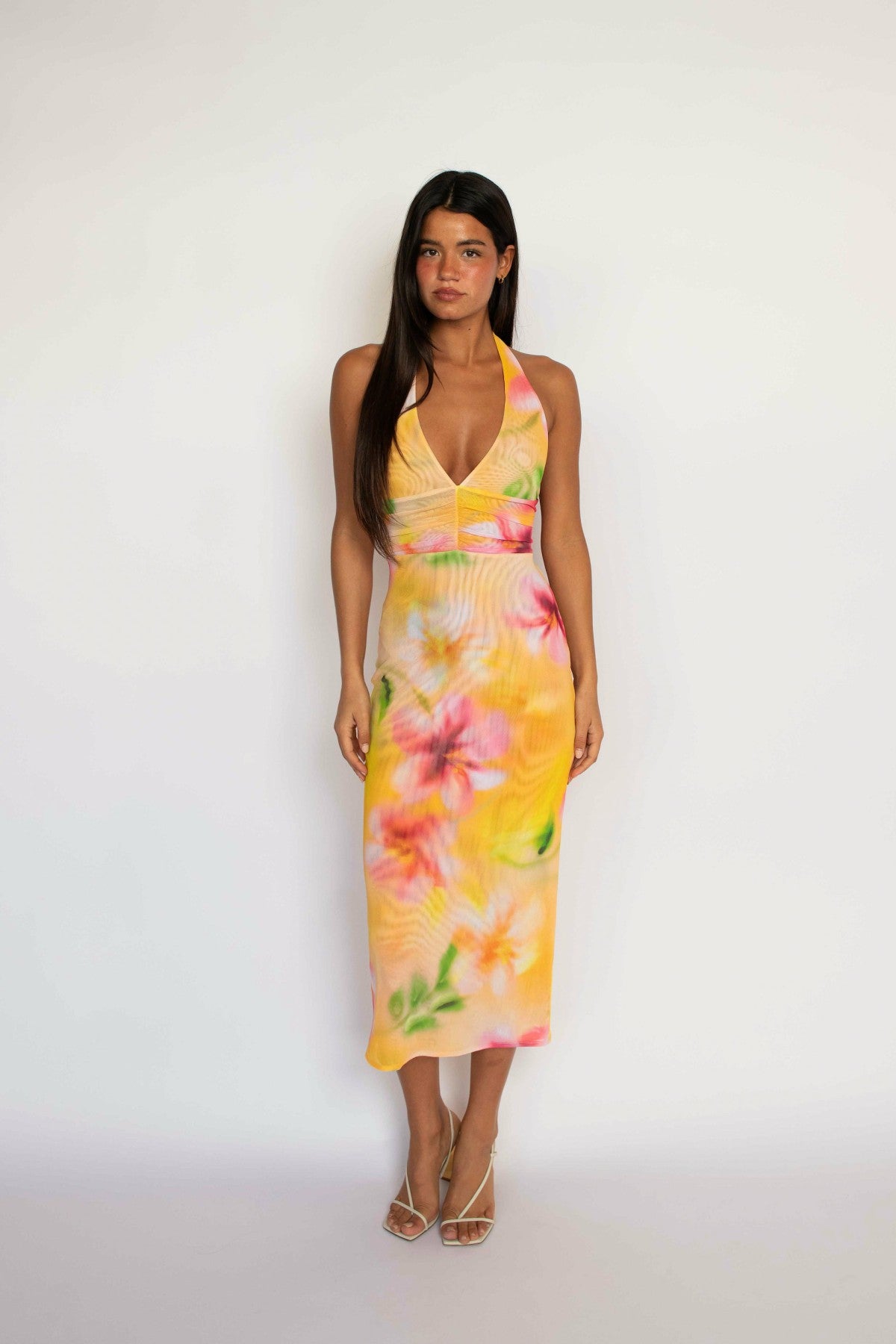 Alicia Midi Dress in Plumeria | Skatie