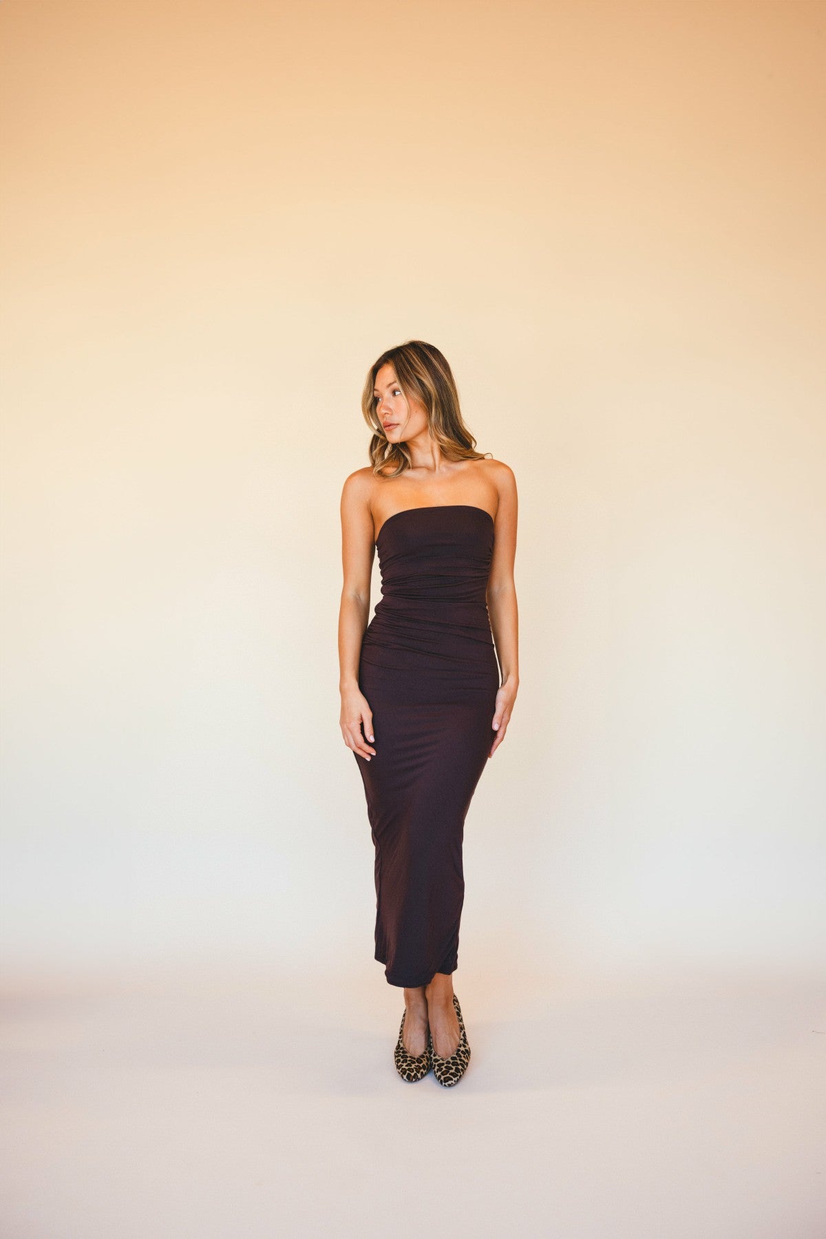 Tara Dress Jersey in Toasted | Skatie