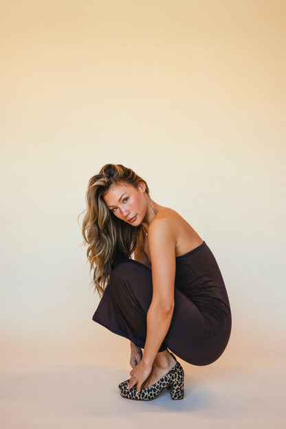 Tara Dress Jersey in Toasted | Skatie